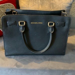 Black Michael Kors handbag. Used